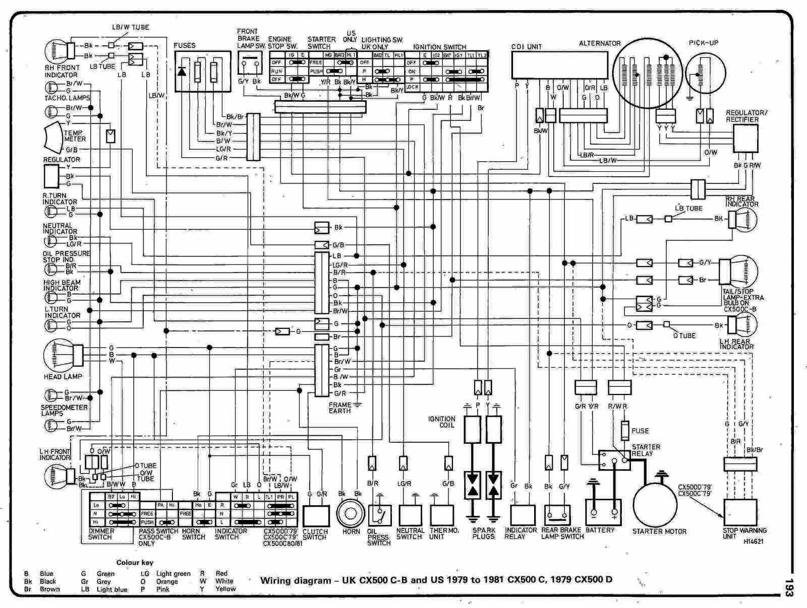 Motorcycle Wiring Diagrams Also Honda Motorcycle Wiring Diagrams